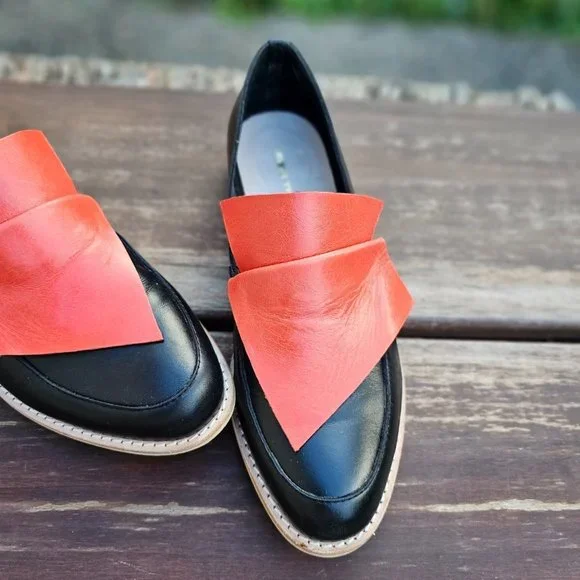 All Black Cowman Loafers For Women Size EU 39.5, US 9, Pre-owned - Picture 6 of 12